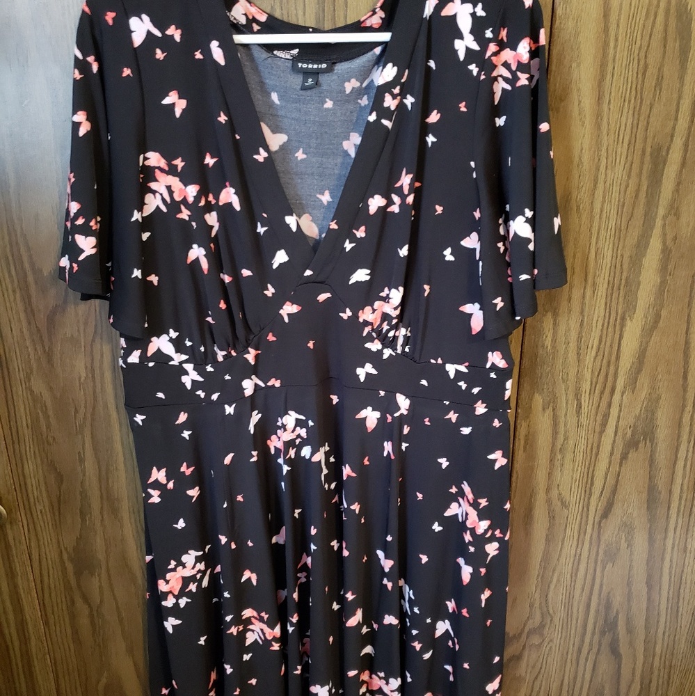 Torrid butterfly dress